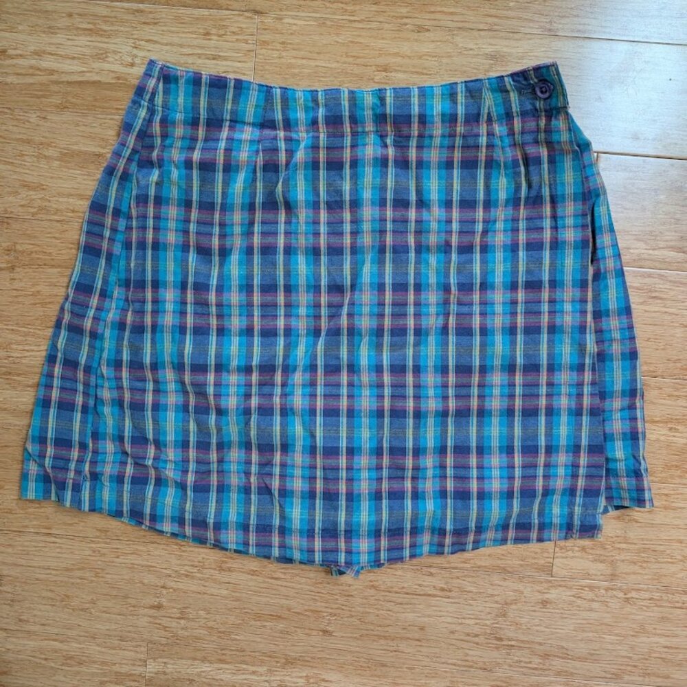 L.L. Bean Plaid Vintage Skort, Modern Sz 4/6